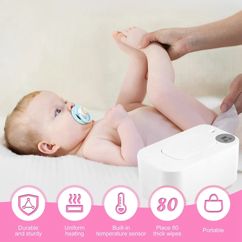 Buy Now USB Baby Wipe Warmer Reusable Thermostat Prevent Dry Portable Baby Wipes Dispenser Warmer For Home Baby Nursery