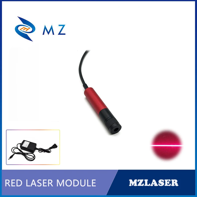 Imagem -05 - Linha Vermelha do Módulo do Laser com Foco Ajustável D12 mm 635nm 20mw Lente de Vidro de Alta Qualidade Apc Drive tipo Circuito cw Modelo com Adaptador