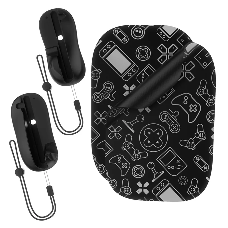 【ラストチャンス！】2 個ゲーミングコントローラーマウスパッドキット人間工学に基づいたポータブルマウスハンドルスタンドホルダー Nintendo Switch 2 ゲームコントロール用