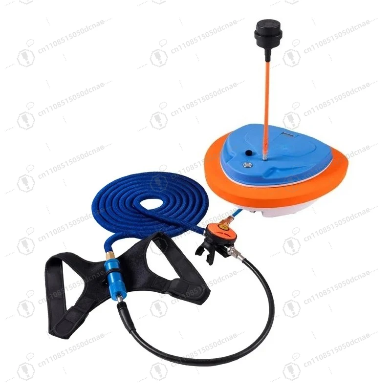 Full Face Snorkel Mask Underwater Breathing Device 10M Depth 2.7 5H for Ice Diving