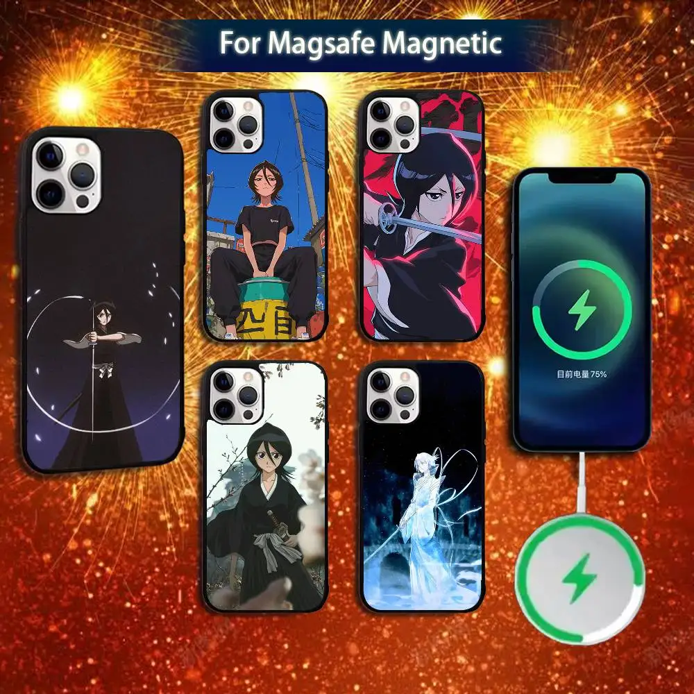 

Rukia K-Kuchiki cute Anime Phone Case For iPhone 17,16,15,14,13,12,11,Pro,Max,Plus,Mini,Magsafe,Magnetic Wireless Charging Case