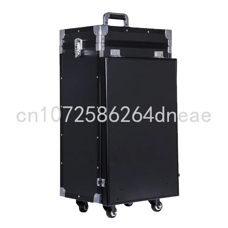 Portable Foldable Workstation Makeup Organizer Trolley Case Speakers Drawers Nails Table Salon Manicure Table