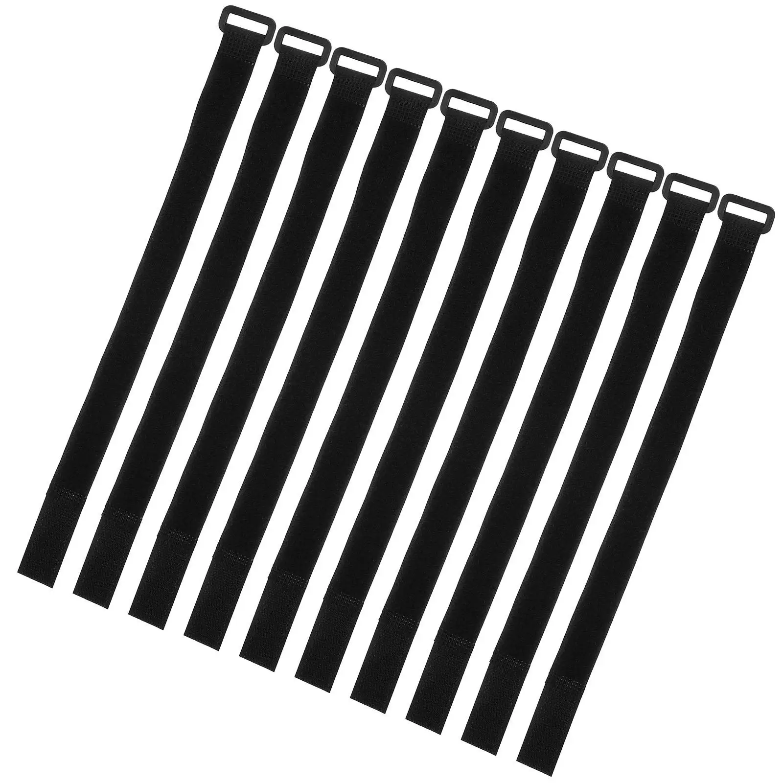 

10 Pcs Adjustable Cable Organizer Net Fixed Straps Soccer Support Clips Polyester Reusable Cable Tie Adjustable Management