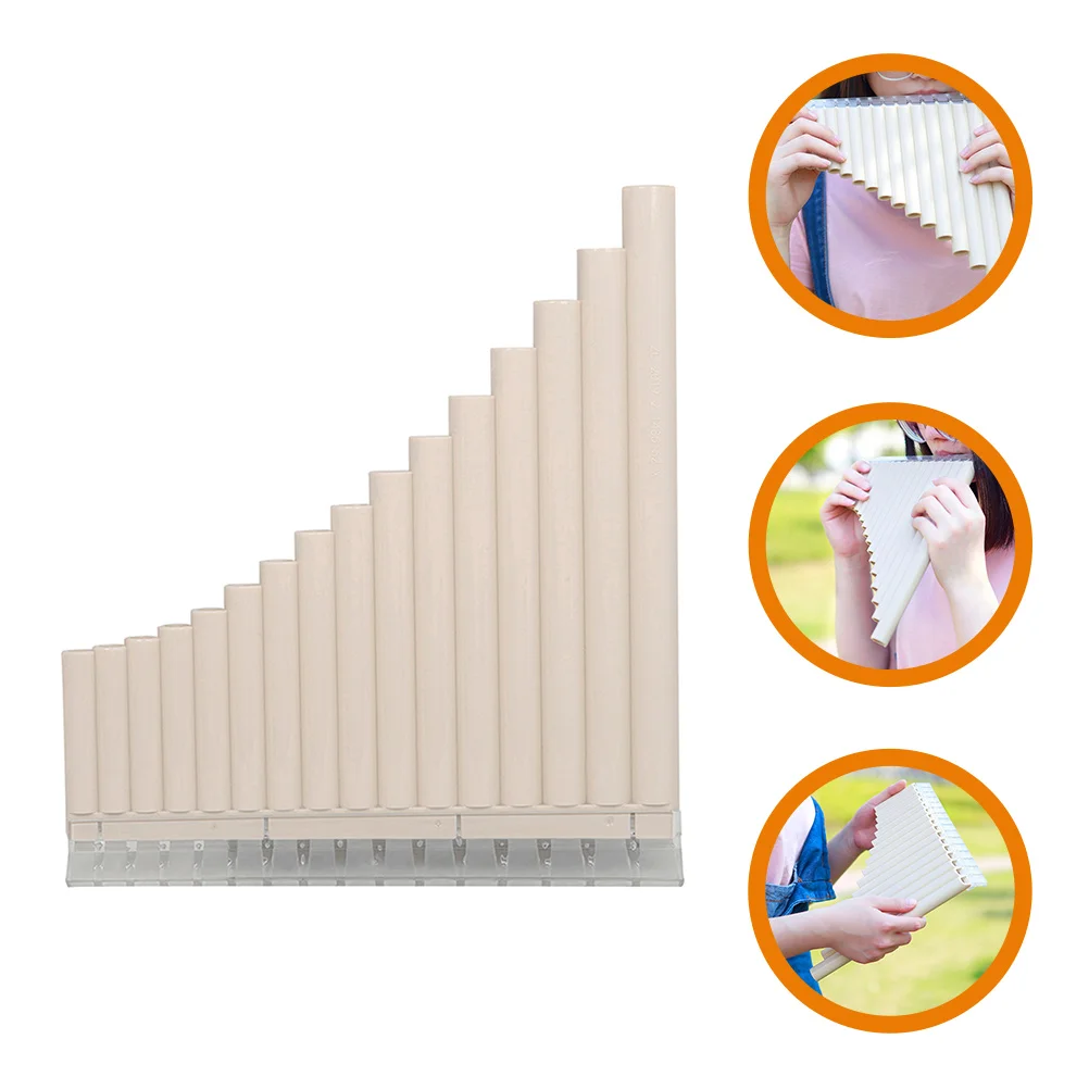 

Key C Instrument C-tuning Sluice Panpipes for Beginner Traditional Musical Flute Beginners
