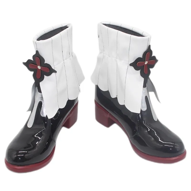 Honkai Star Rail Evernight March 7th Buty do Cosplayu Skórzane Botki PU Rekwizyt do Uniformu na Halloween Karnawał dla Kobiet i Mężczyzn