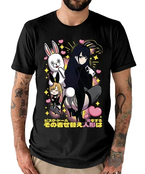 Camiseta unisex Bunny Girl Senpai Love Cotton anime T-shirt
