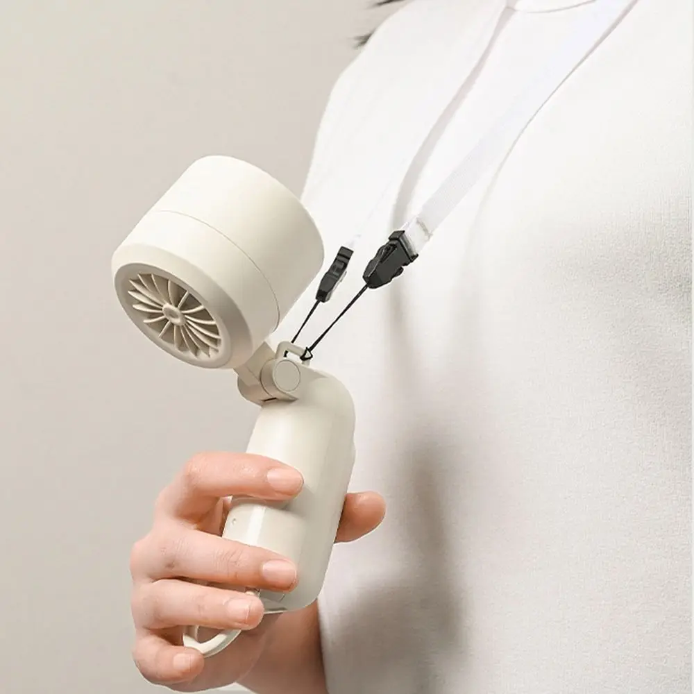 

Semiconductor Refrigeration Mini Handheld Fan LED Display High-speed Small Electric Fan 3 Gears Adjustable Rechargeable