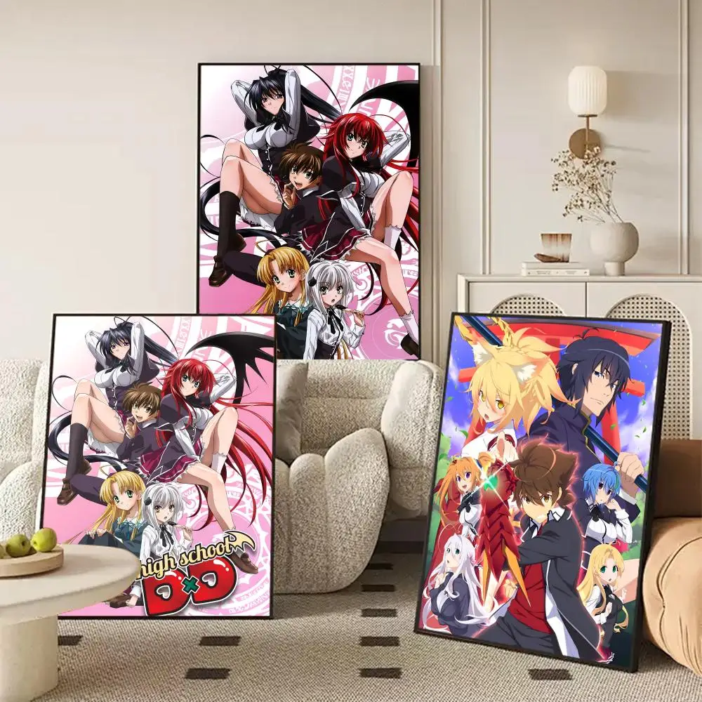 Anime High School DxD Poster Premium Waterproof Aesthetic Wall Art Designed for Living Room  Bar Home Decoration