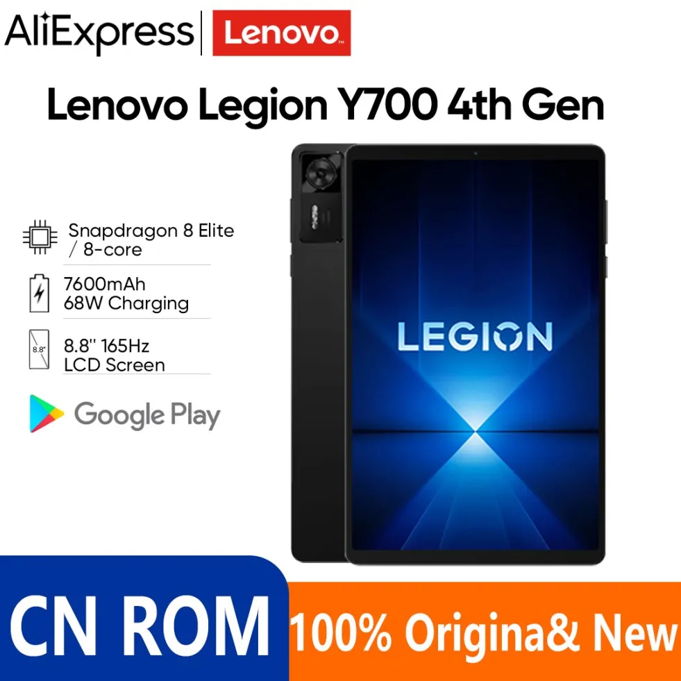 

Lenovo Legion Y700 4th 8.8 Inch E-sports screen Gaming Tablet Snapdragon 8 Elite Android WIFI 3040*1904 165Hz 7600mAh