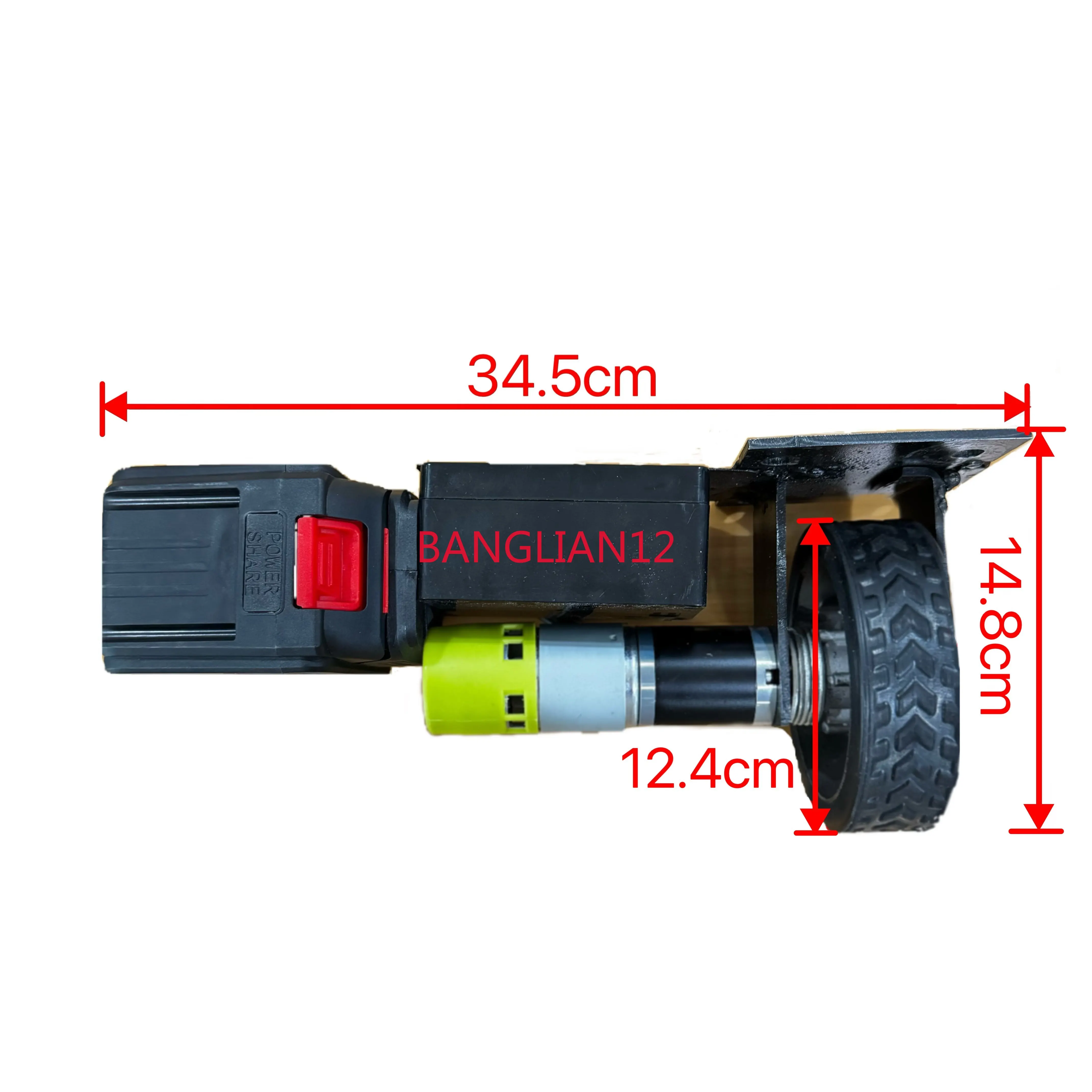Electric cart modified DIY electric module, removable battery with remote control operation tow