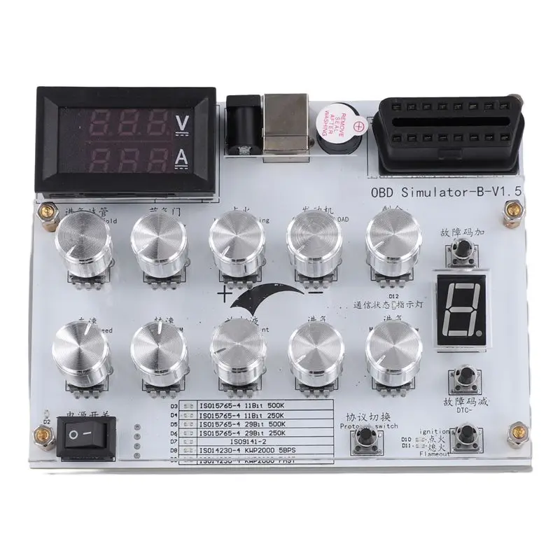 

Симулятор OBD BOFO для легковых автомобилей без экрана, для разработки ELM327 в автомобильной сфере