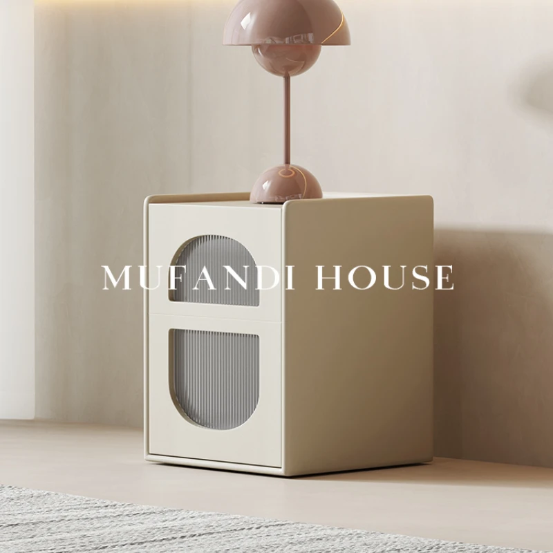 

Простой Современный художественный креативный с индукционной лампой, домашний шкаф для спальни, прикроватный шкафчик