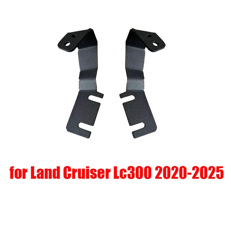 

For Toyota LC300 2Pcs Hood Ditch Light Bar Mount Brackets for Land Cruiser Lc300 2020-2025 A-Pillar Spotlight Bracket Holder