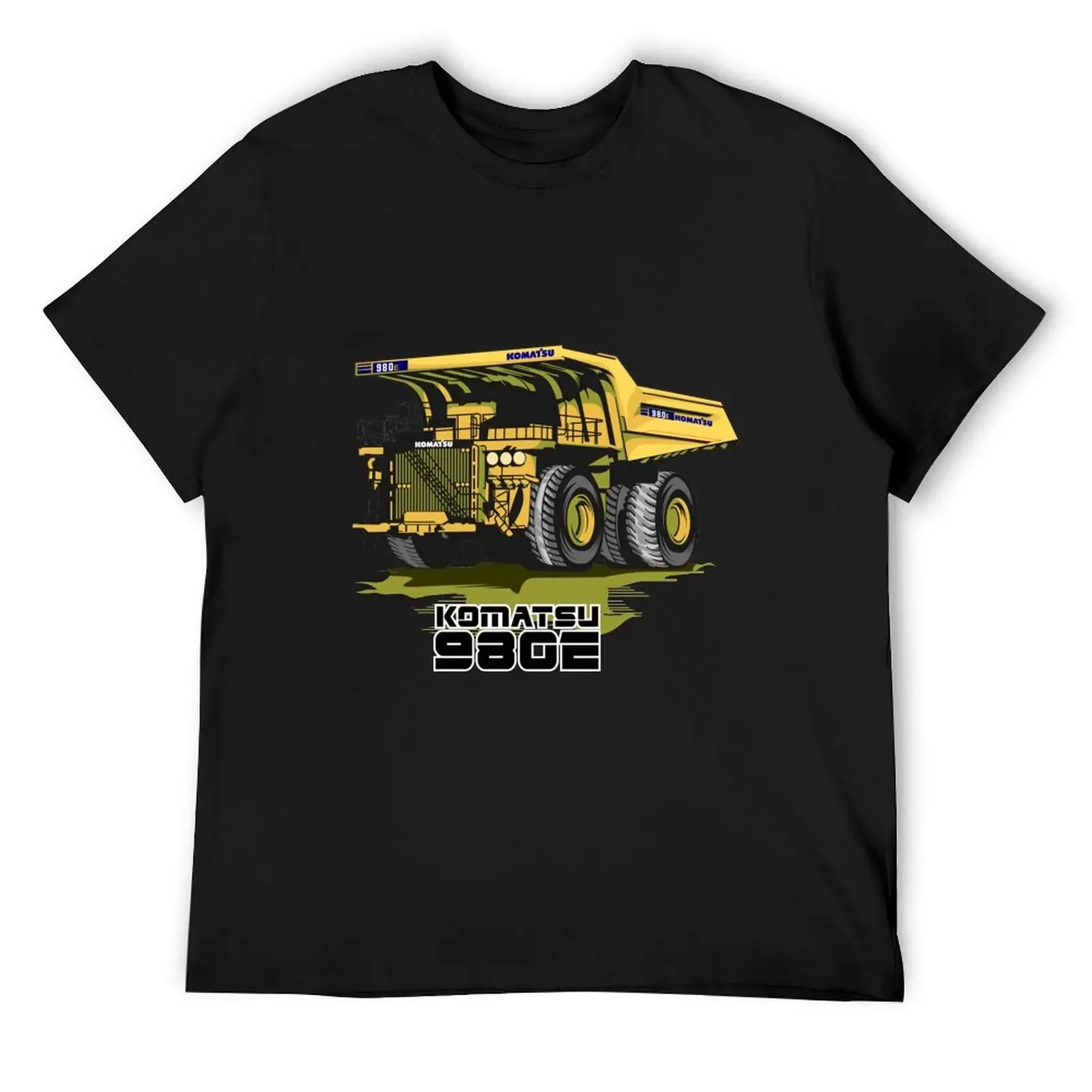 

Mining Truck Komatsu 980E T-Shirt clothes vintage graphic tee custom shirt customs design your own men t shirts high quality