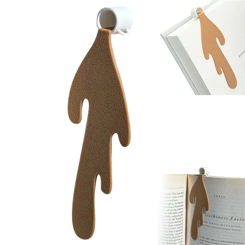 Spilled Coffee Bookmark Graduation Funny Bookmarks Gifts for Graduates Book Lovers Spilled Coffee Mug Bookmarks Book Accessories