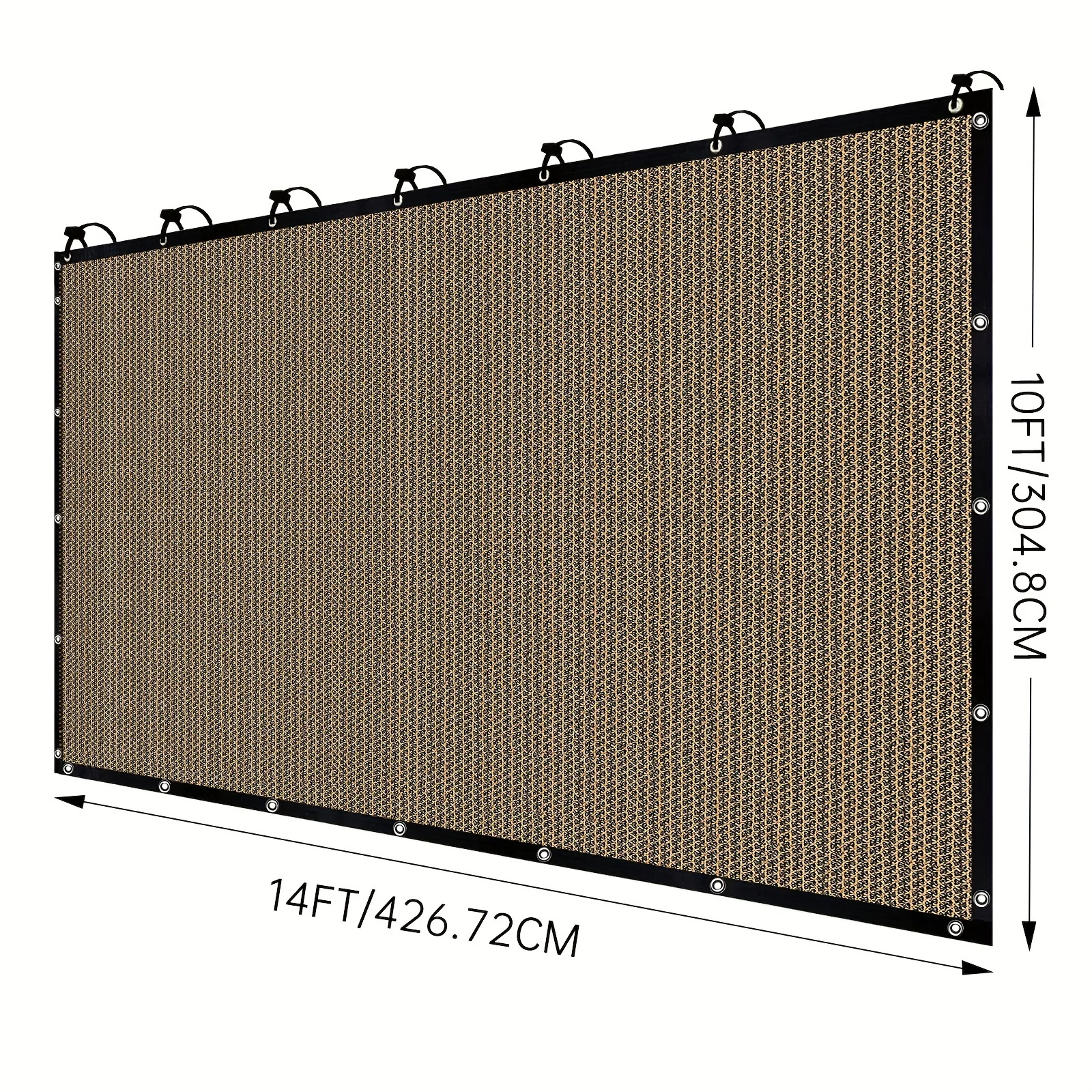 

Blackout cloth, brown blackout net, suitable for garden patios, plant canopies, greenhouses, outdoor