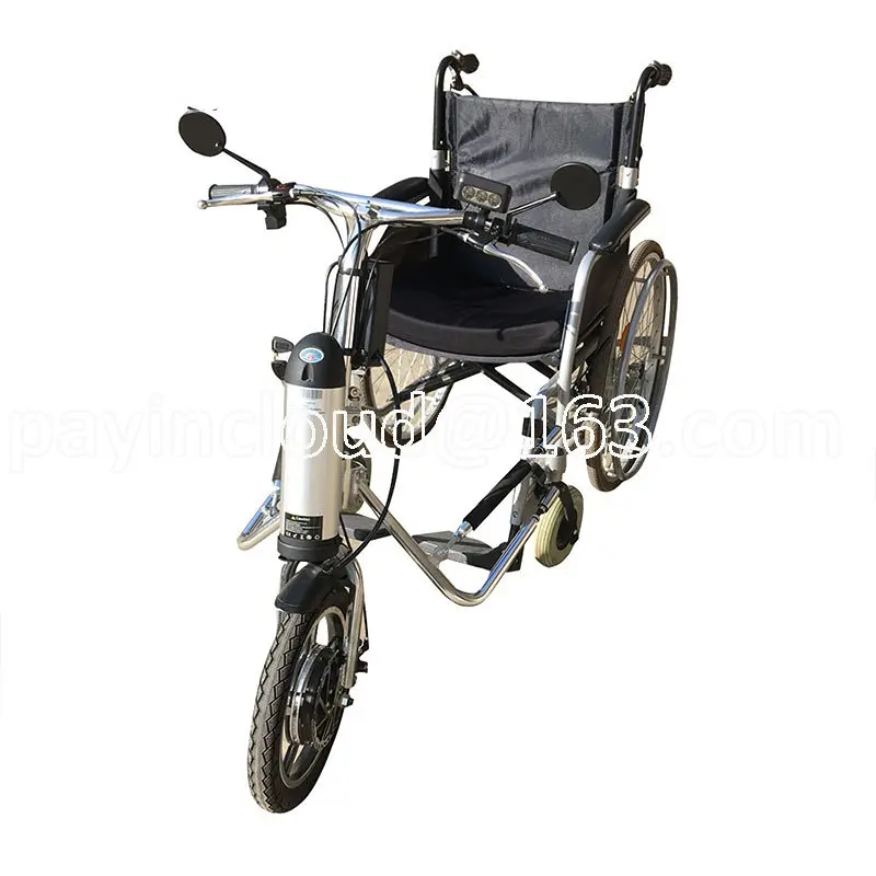 WP-02 36V 350W attacco per sedia a rotelle elettrica rimorchio Handcycle elettrico Handbike per sedia a rotelle manuale