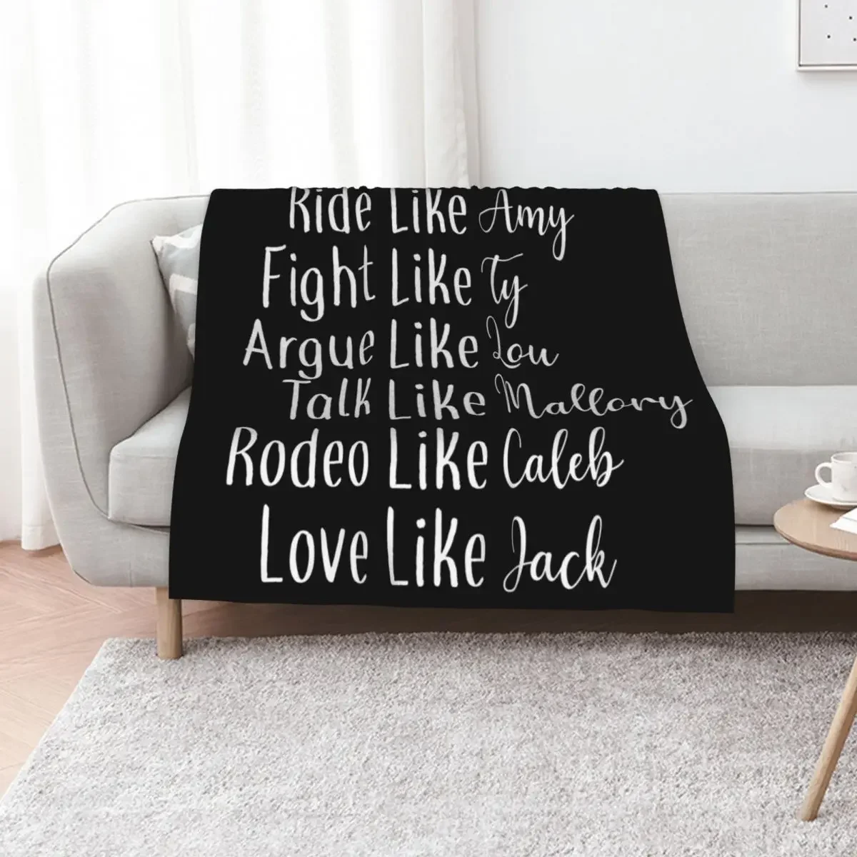 

Ride like Amy Throw Blanket Multi-Purpose warm winter Hairys Soft Beds Blankets