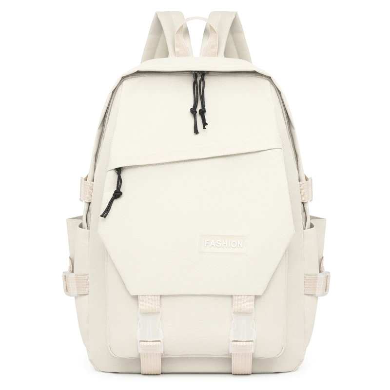 Mochila de estudante de nylon com laço impresso para meninas e mulheres mochila de viagem com alça ajustável mochila fofa