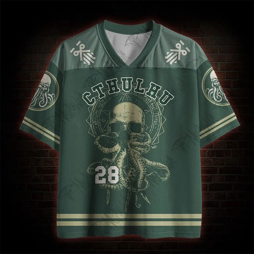 Hot Selling Goods, Cthulhu Cultural Goods, Fashionable Men's Short Sleeves Suitable for Sports and Fitness Майка Мужская