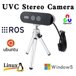 UVC HD IR camera Dual Lens Infrared binocular module AI Computer Vision Robot eyes industrial Workpiece detection Ubuntu OpenCV