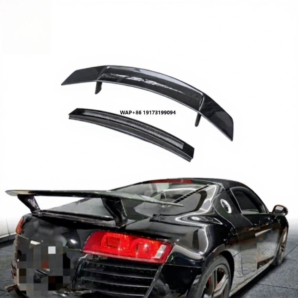 

2008-2014 R8 V8 GT Spoiler Carbon Fiber Rear Deck Ducktail VORS Style for R8 V8