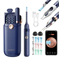 SUNUO Smart Visual Ear Wax Cleaner With Camera 800W HD Endoscope Multi-Functional Earpick Ear Wax Removal Tool Ear Cleaning Set