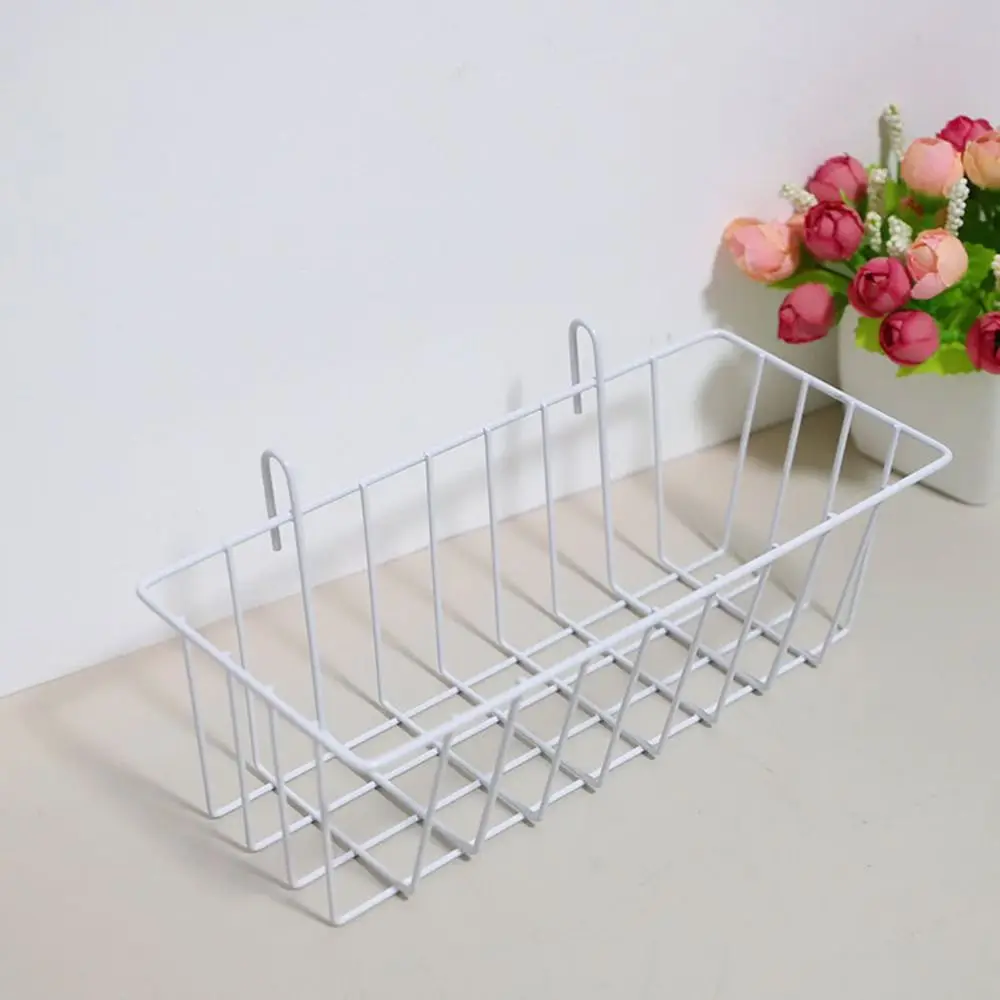 Hanging Grid Storage Rack Display Racks Panel Basket Multifunctional Storage Baskets For Bathroom Kitchen