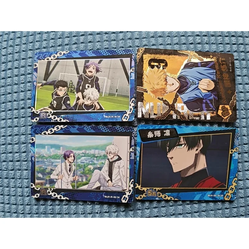 Kayou Blue Lock Serie 1 Awakening Pack 4 Raster Kaart Album Nagi Seishiro Isagi Yoichi Ki Hyoma Anime Kocchien kaart Origineel