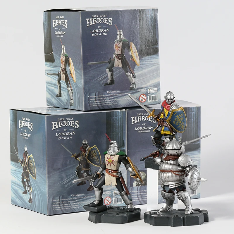 Dark Souls Heroes of Lordran Solaire / Oscar / Siegmeyer PVC Figure Collectible Model Toy