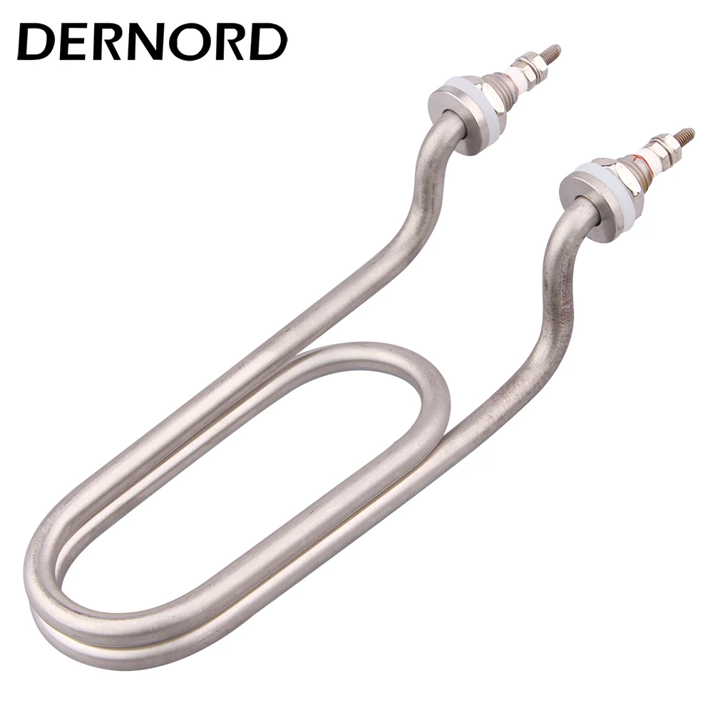 Dernord 120v 950w Autoclave Bend Heating element M12 Thread Heater For Sterilization  Stainless Steel 304 240V 900W