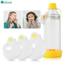 Automizer Spacer Mist Storage Compressor Nebulizer Tank Mini Chamber with Mask Cup for Pet Adults Children Asthma Inhale Chamber