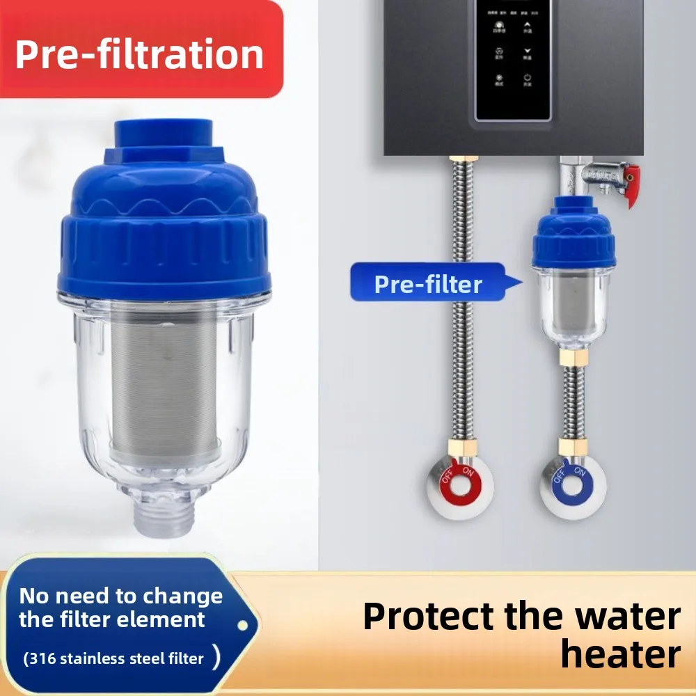 

Durable 316 Stainless Prefilter Purifier Output Universal Faucet Filter Pre-filter Purifier Filter Bathroom Fittings