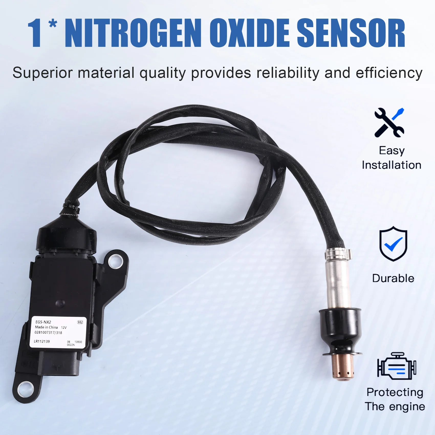 Simple Nox Sensor LR112139 JPLA-5J299-DF/Nitrogen Oxide Sensor H For Land Rover Discovery Defender Range Rover/Sport Velaire Vel