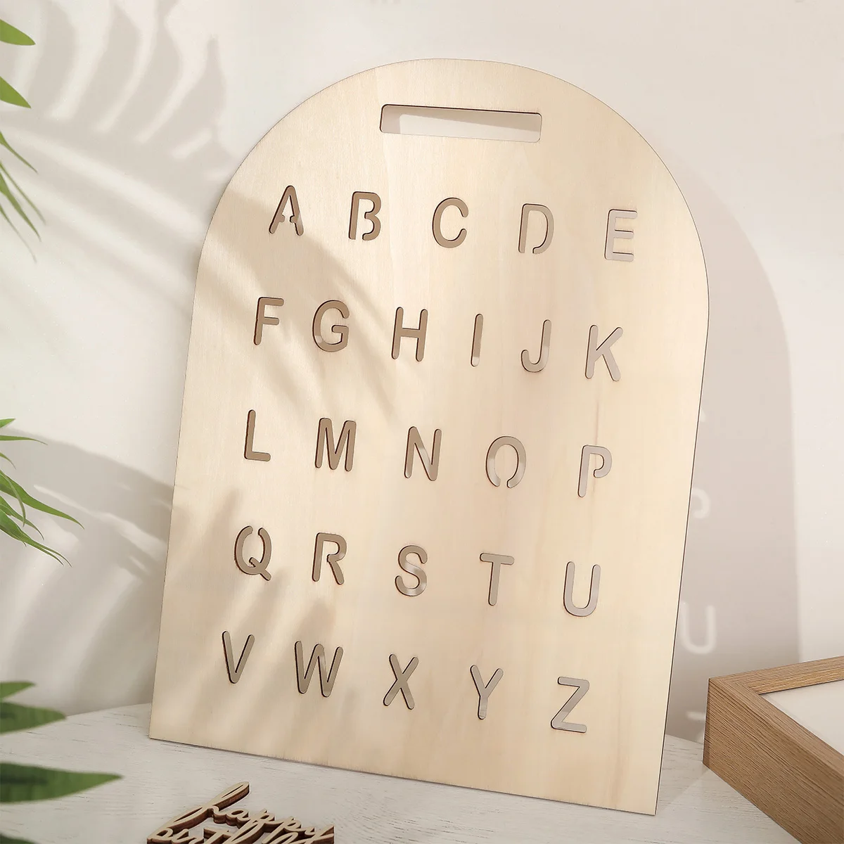 1PC Alphabet wooden ornaments birthday party scene decoration layout