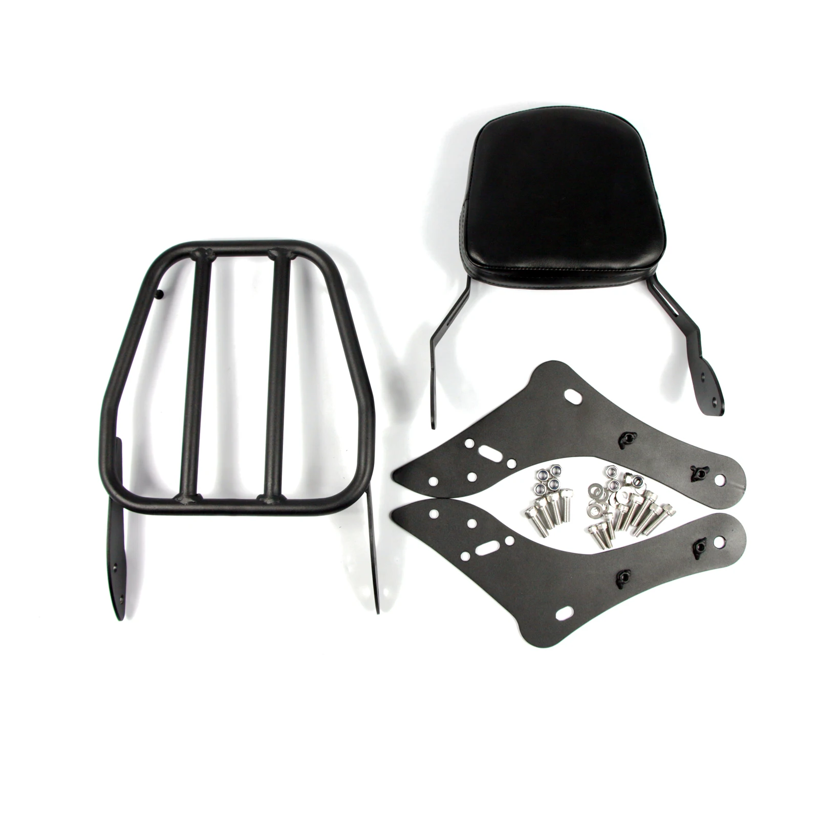For Kawasaki Vulcan 650 S VN650 S650 EN650 2015-2023 Motorcycle Rear Detachable Passenger Sissy Bar Backrest Rear Luggage Rack