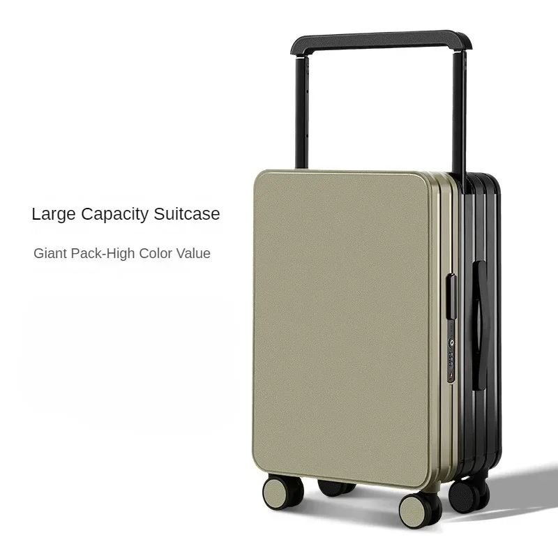 New Mid-Width Draw-Bar Luggage Large Capacity Travel Password Suitcase ABS+PC Fashion Travel Suitcase on Wheels