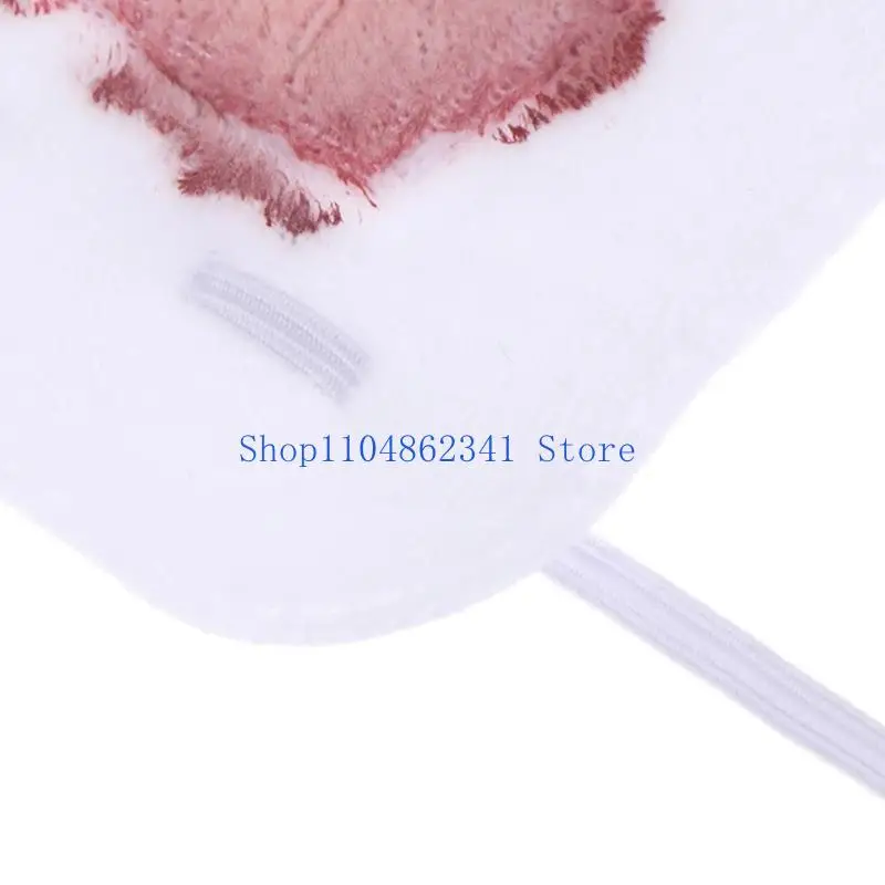 

5asd Women Anime Cosplay Eyepatch Eyeshade Heart Embroidery Single Eye Mask Blindfold Head Wear Lolita-Heart Eye Mask