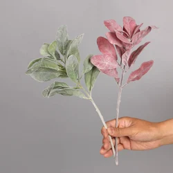 Artificial Silk Rabbit ear plant branch flores fall leaves home Christmas decor wedding decoration Flowers diy arrangment wreath