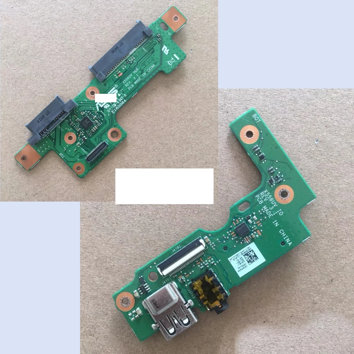 Оригинальный драйвер жесткого диска для ноутбука Asus X556U X556UV, USB-аудио HDD, плата