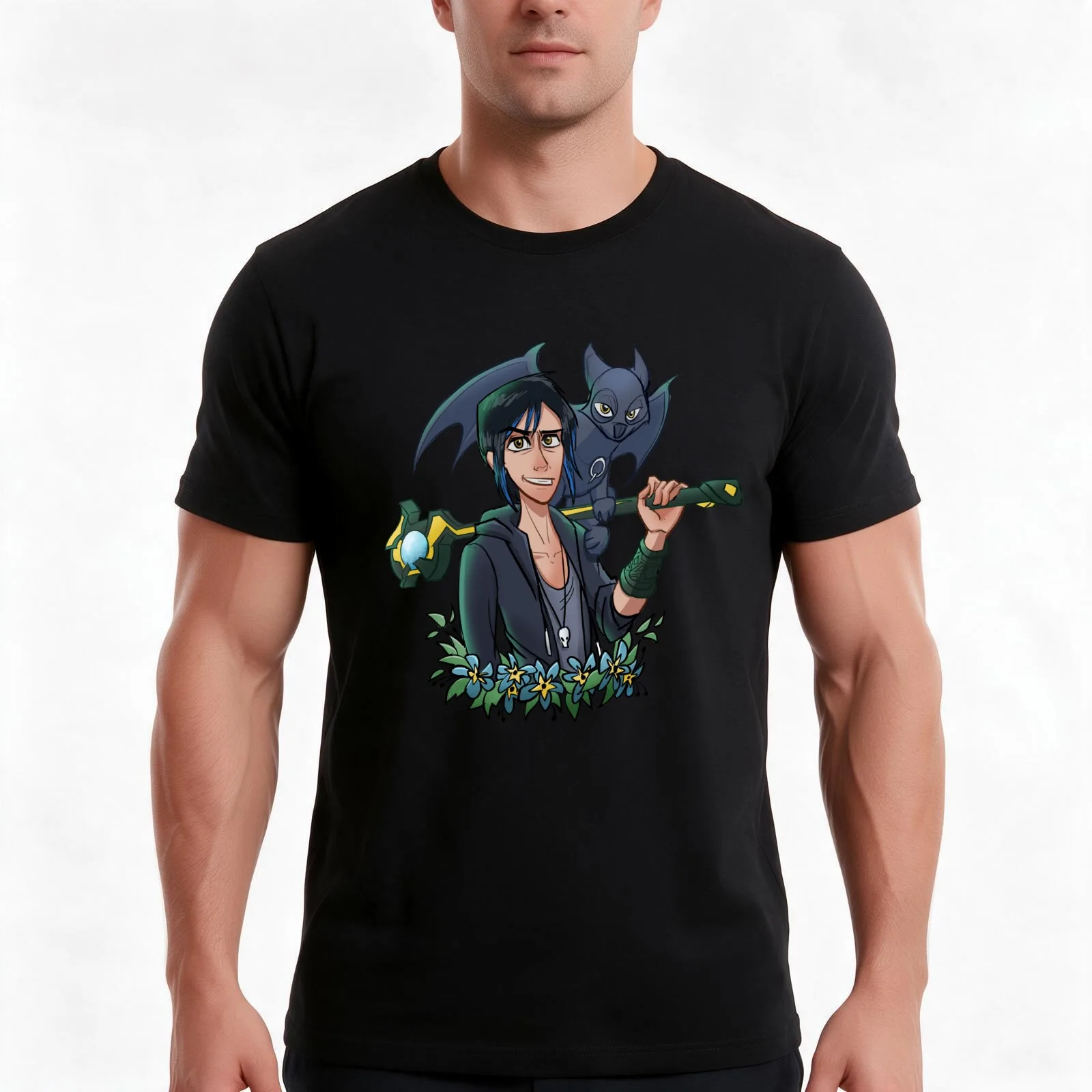 Douxie and Archie Wizards! T-Shirt Summer Casual Cotton Tee Unisex Men Women
