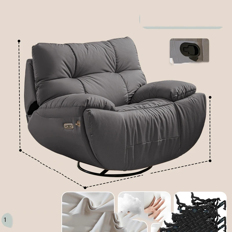 Electric Sofa Furniture Living Room Multifunctional Relaxing Single Armchair Technological Comfortable Sofas Muebles Theater