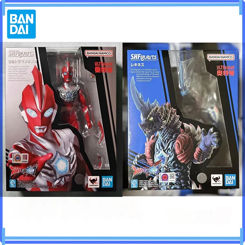 Figura de acción Shfiguarts Rekiness original de Bandai en stock, modelo de anime Ultraman Omega, juguete en caja, regalos.