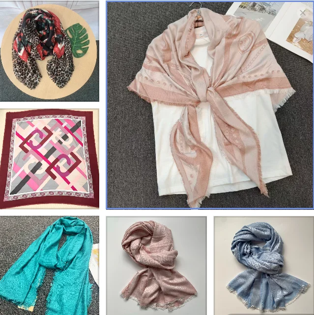 هدية جديدة مطبوعة ومتعددة الاستخدامات للتجارة الخارجية، وشاح طويل عصري