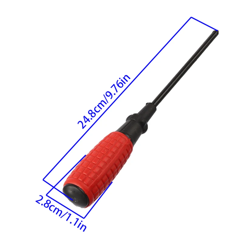 Rubber-coated Anti-slip Handle One-word screwdriver Strong Magnetic Steel Screwdriver 5 Inch