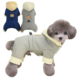 Mono grueso y cálido para perro, ropa de invierno para Chihuahua, abrigo yookshire, monos para cachorros a prueba de viento, chaqueta para caniche, ropa para mascotas