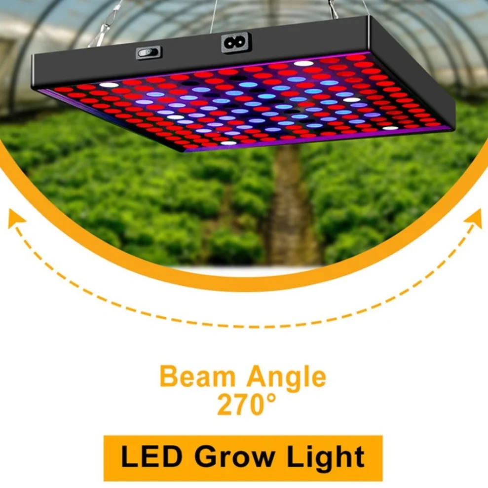 Luz LED de espectro completo para cultivo, lámpara Phyto 2835, Bombilla de 25W y 50W para plantas de interior, luces de plantación de plántulas de