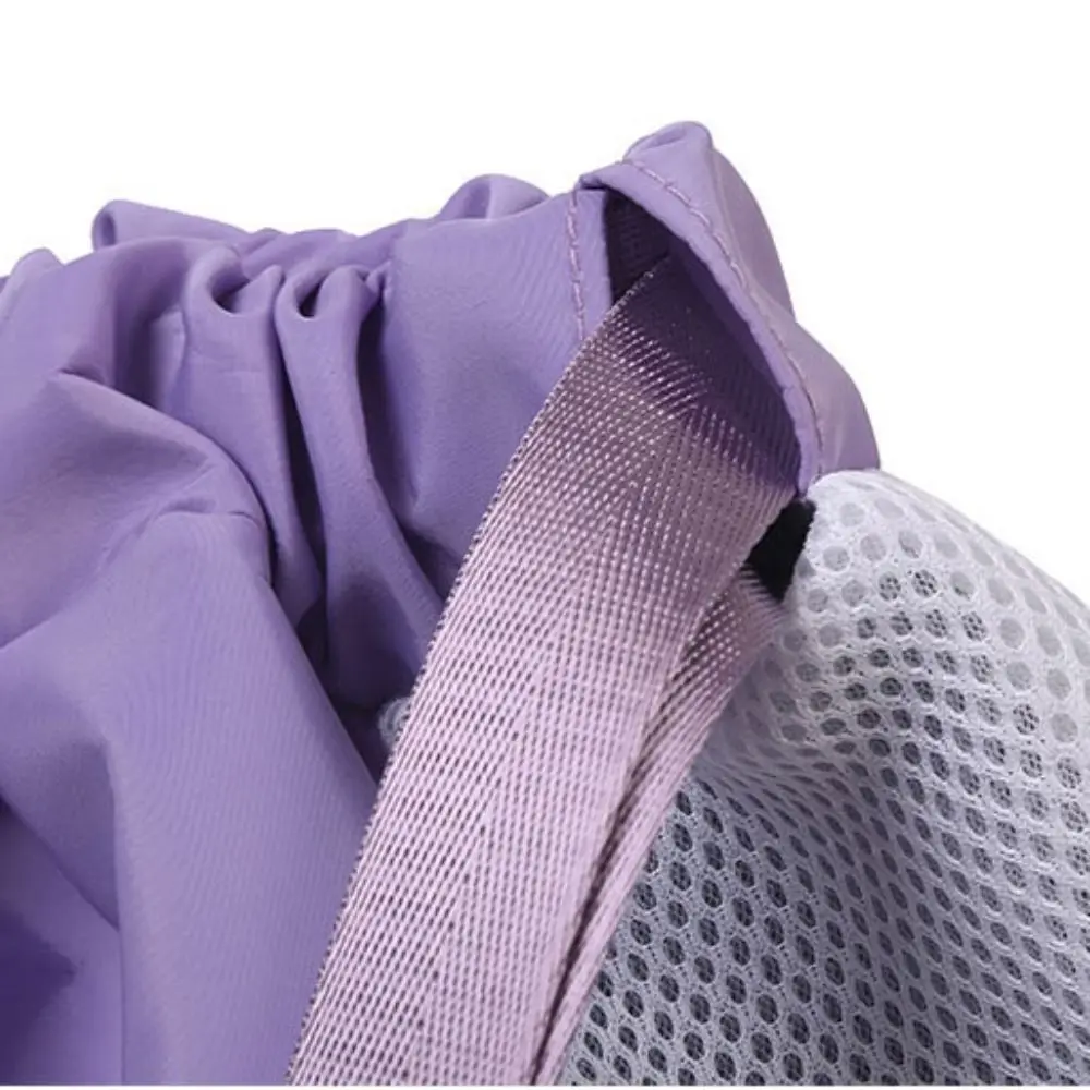 Durable Fashion Oxford Drawstring Backpack Casual Cinch String Fitness Bag Large Capacity Lightweight Sports Gym Bag Women