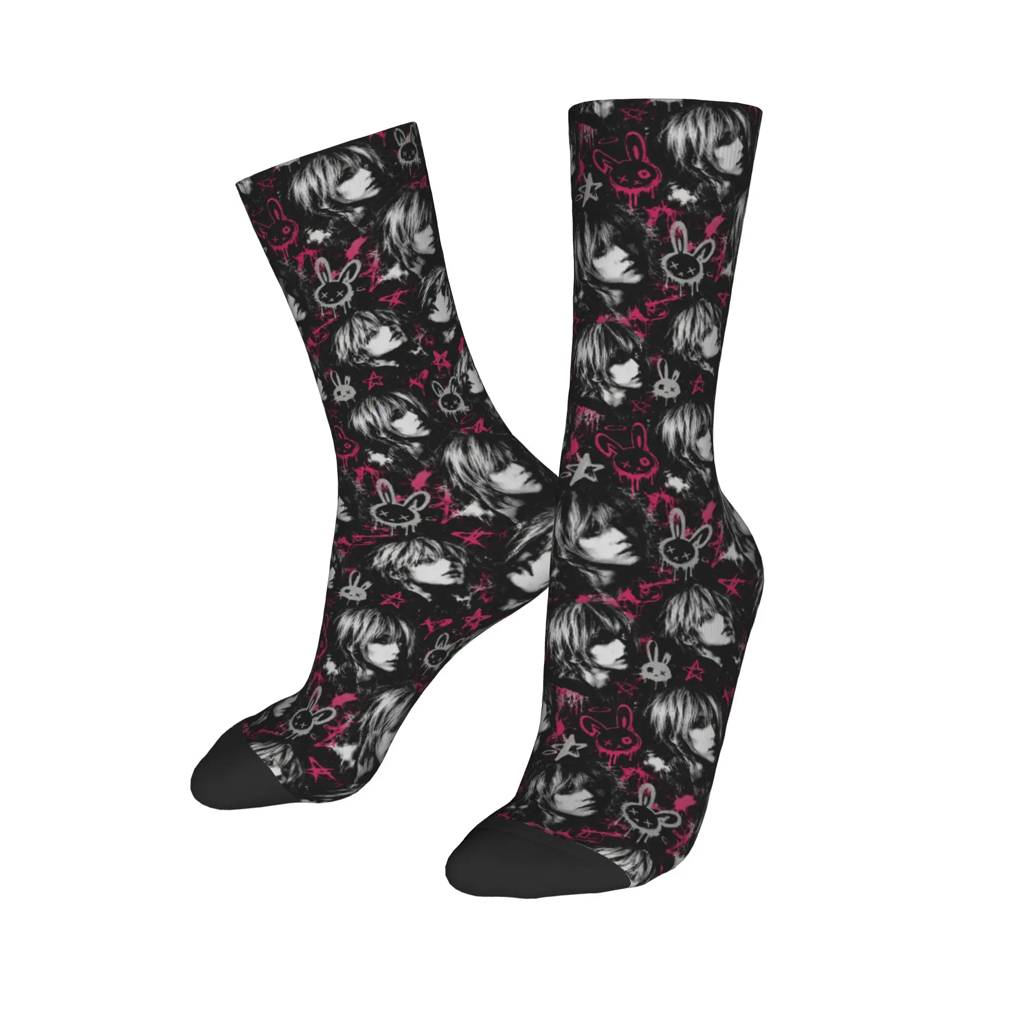 Silent Hill 3 Stockings Women Men Dress Socks Soft Breathable Casual Socks Autumn Cycling Anti Skid Graphic Socks