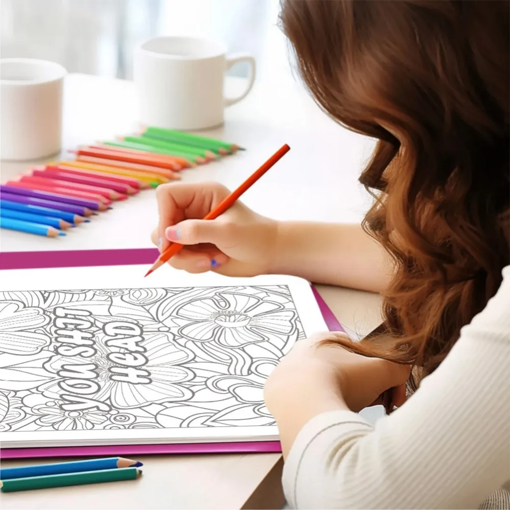 مجموعة كتب تلوين ماندالا مكونة من قطعتين، طراز تجريدي، 30 تصميمًا فريدًا، 11.2 × 8.3 بوصة، هدية مثالية لأعياد الميلاد والعطلات